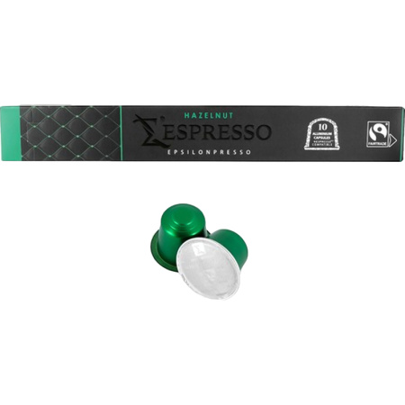 Кофе в капсулах для кофемашин Epsilonpresso Hazelnut (10 штук в  упаковке)