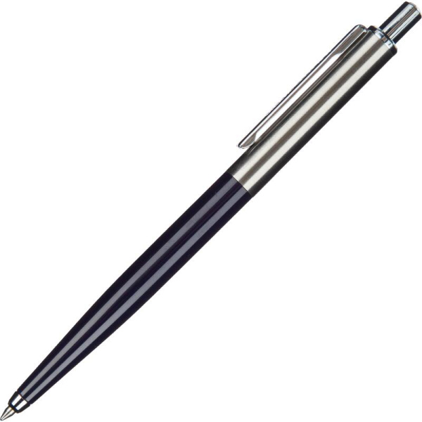 Ручка шариковая автоматическая Attache Selection Original цвет чернил  синий цвет корпуса синий/серебристый