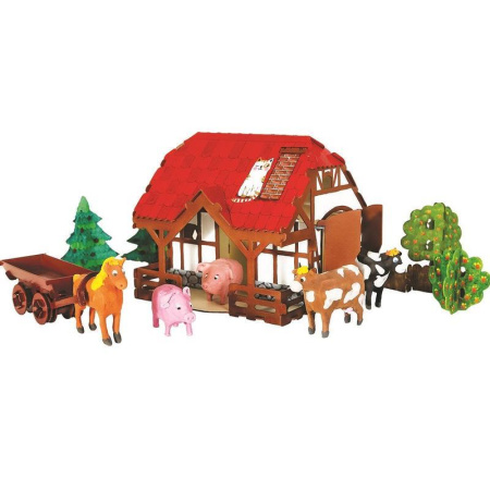 Набор для творчества Конструктор-Раскраска Ферма