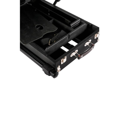 Этюдник с ящиком Малевичъ дерево/алюминий черный