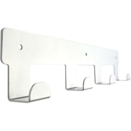 Вешалка настенная H1041W белая (4 крючка)