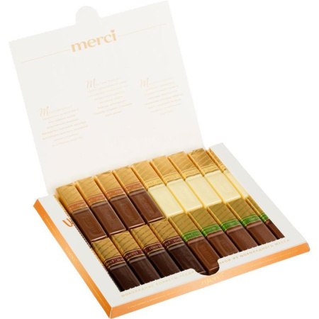 Шоколадные конфеты Merci шоколадный Мусс 210 г