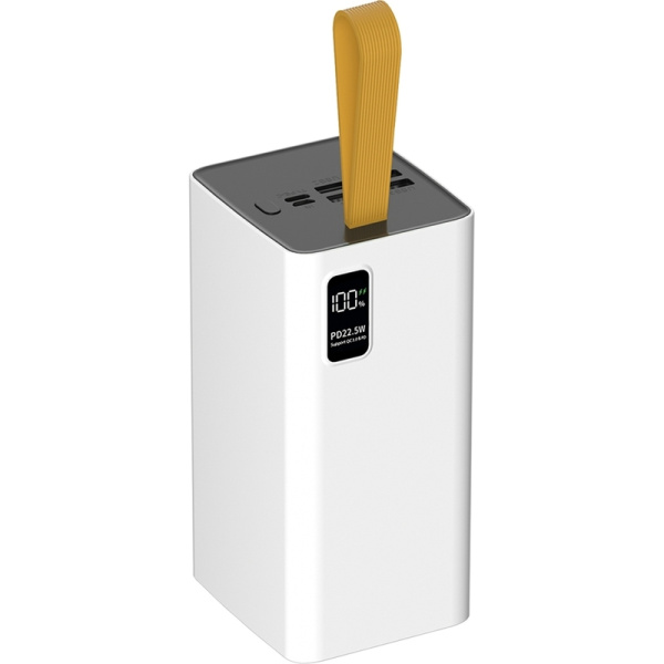 Внешний аккумулятор (power bank) Pero  PB10 60000 мАч белый  (4673759570177)