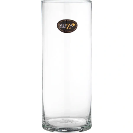 Ваза для цветов Muza Cylinder прозрачная (высота 30 см)
