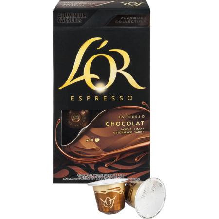 Кофе в капсулах для кофемашин L'OR Espresso Chocolate (10 штук в  упаковке)