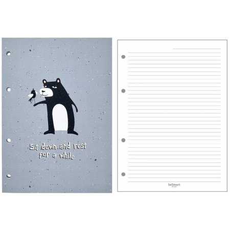 Блокнот Be Smart Silly А5 80 листов разноцветный в линейку на склейке  (140х198 мм) Блокнот Be Smart Silly А5 80 листов разноцветный в линейку на склейке  (140х198 мм)
