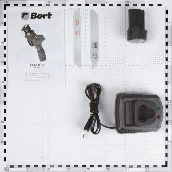 Пила сабельная аккумуляторная Bort BRS-12Li-G (93410167)