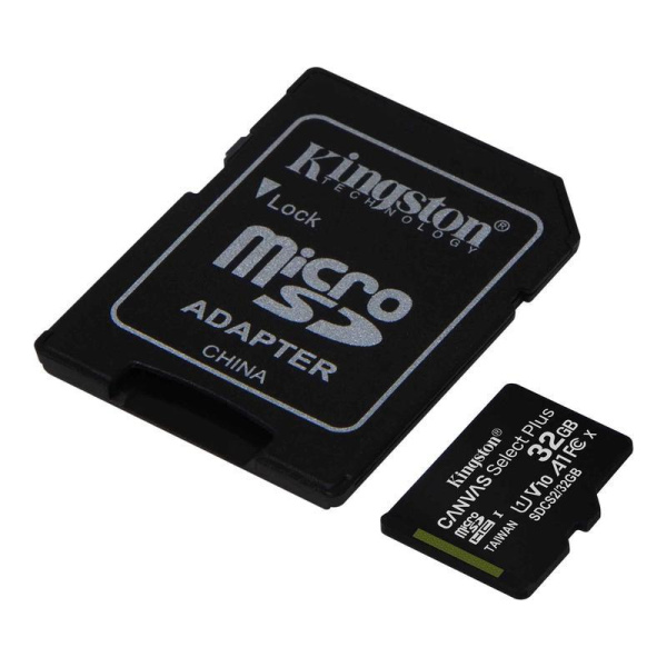 Карта памяти 32 Гб microSDHC Kingston Canvas Select Plus UHS-I U1 10 A1 (SDCS2/32Gb)