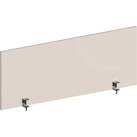 Экран к столу Комус Мебель (Easy to lead) Easy One с креплением  фронтальный (кашемир, 1200x18х450 мм)