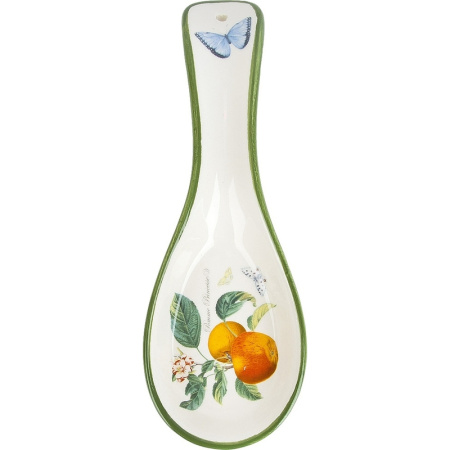 Подставка под ложку Dolomite Fruit Garden керамика 23x8 см