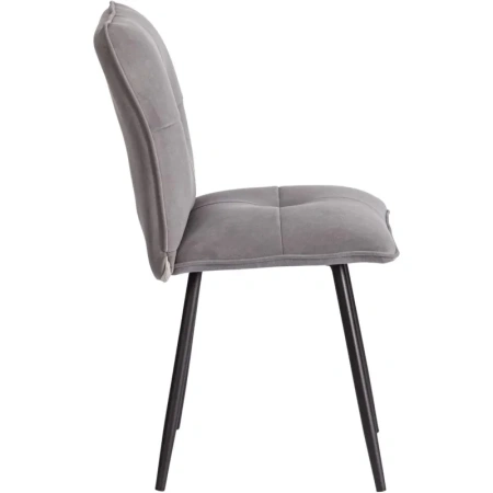 Стул обеденный Комус Мебель Flip серый (ткань, металл)