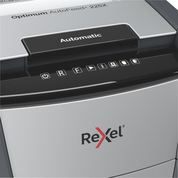 Уничтожитель документов Rexel Optimum AutoFeed+ 225X 4-й уровень  секретности объем корзины 60 л