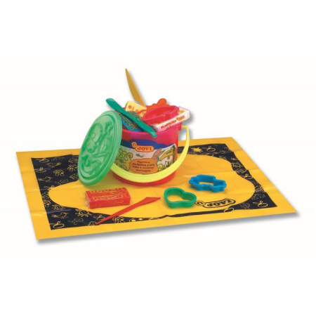 Пластилин на растительной основе Jovi 6 цветов 300 г со стеком