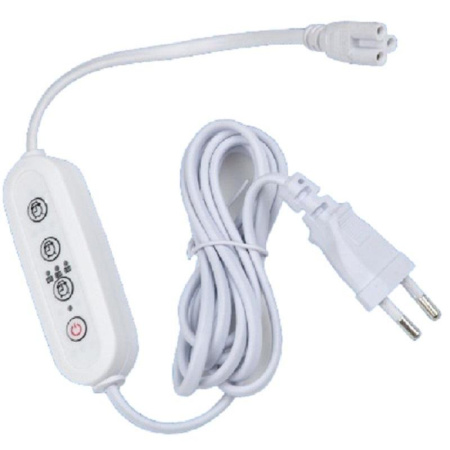 Провод с таймером для фитосветильника Uniel Ust-E33 White 2M  (UL-00006493) Провод с таймером для фитосветильника Uniel Ust-E33 White 2M  (UL-00006493)