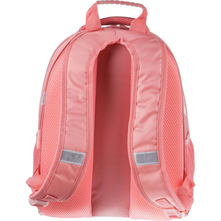 Ранец №1 School Easy Bunny анатомический розовый с одним отделением