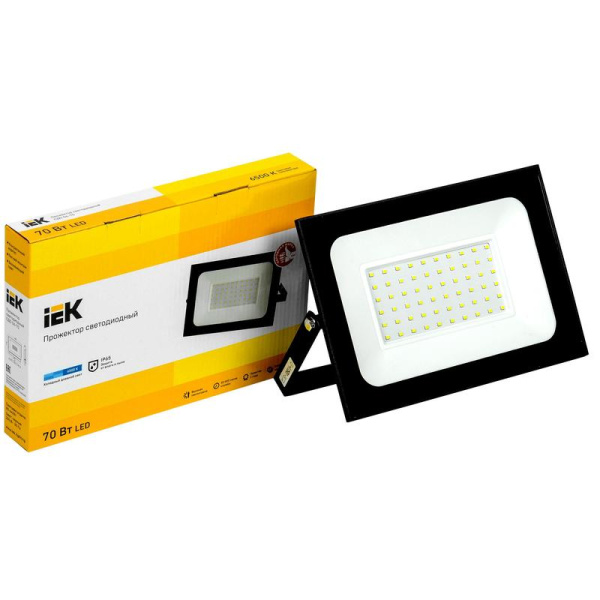 Прожектор светодиодный IEK 70 Вт 6500 К 5600 лм IP65 (LPDO601-70-65-K02)
