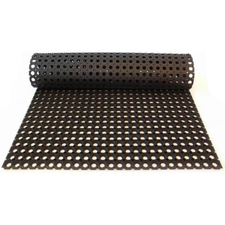 Коврик входной грязезащитный резиновый RH 40x60х1,2см