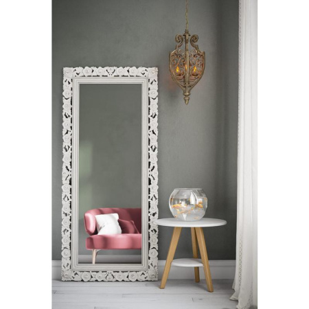 Стол журнальный Хог (белый/бежевый, 550х550х500 мм)