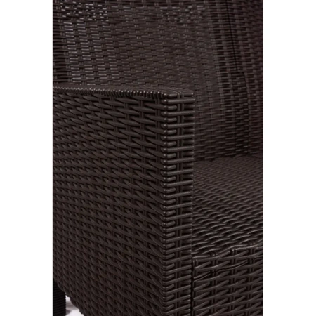 Кресло TDT коричневое (пластик)