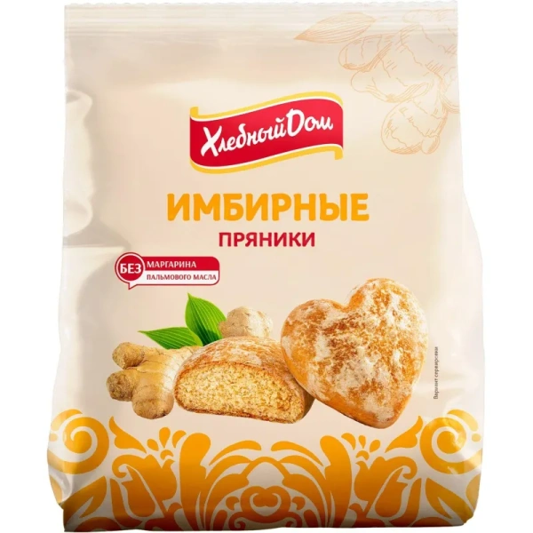 Пряники Хлебный дом имбирные 300 г