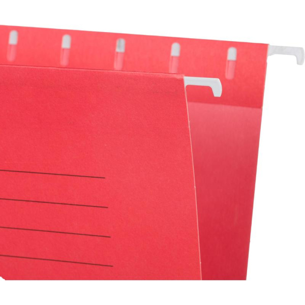 Подвесная папка Attache А4 до 200 листов красная (5 штук в упаковке)