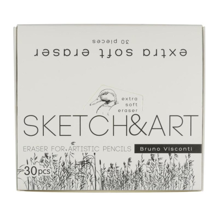 Ластик Sketch&Art каучуковый прямоугольный 58x20х10 мм Ластик Sketch&Art каучуковый прямоугольный 58x20х10 мм