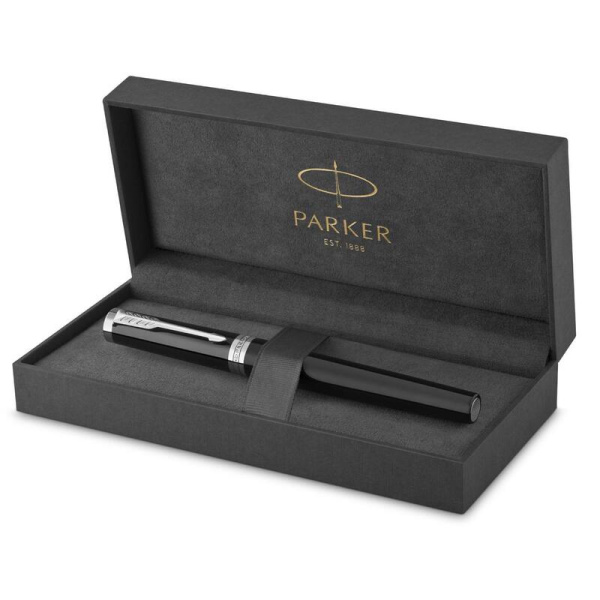 Ручка перьевая Parker Ingenuity Black CT цвет чернил синий цвет корпуса  черный (артикул производителя 2181994)