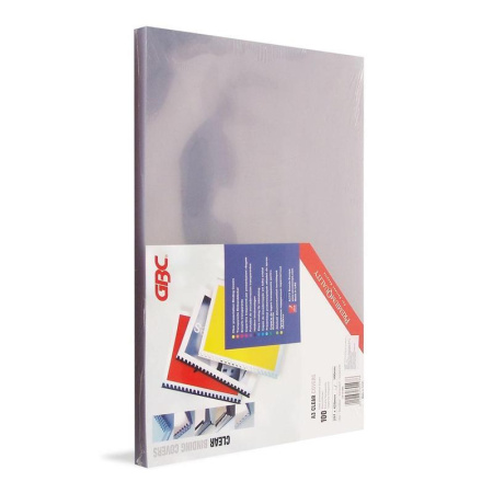 Обложки для переплета пластиковые GBC А3 прозрачные 180мкм Обложки для переплета пластиковые GBC А3 прозрачные 180мкм