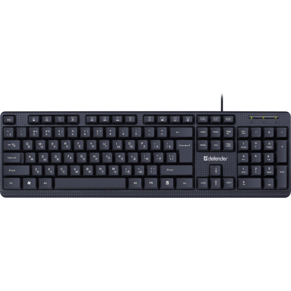 Клавиатура проводная Defender Daily HB-162 (45162)