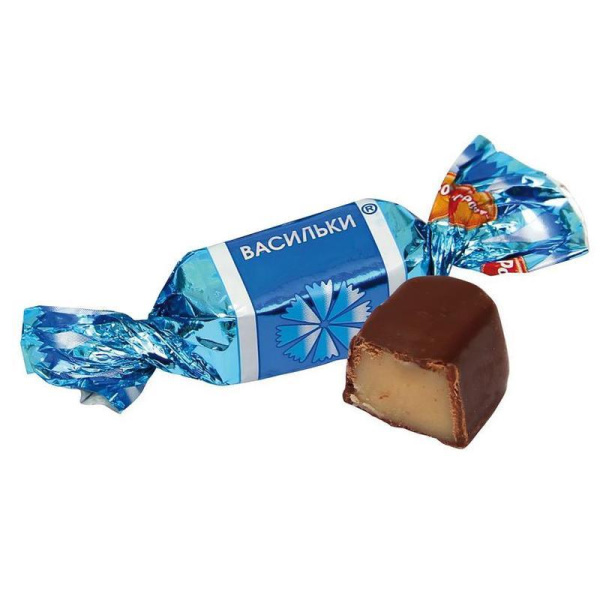 Конфеты шоколадные «Васильки» 250г