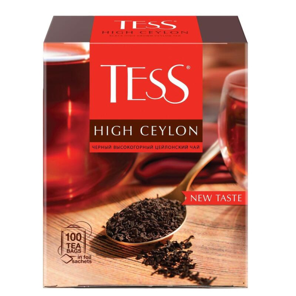 Чай Tess High Ceylon черный 100 пакетиков