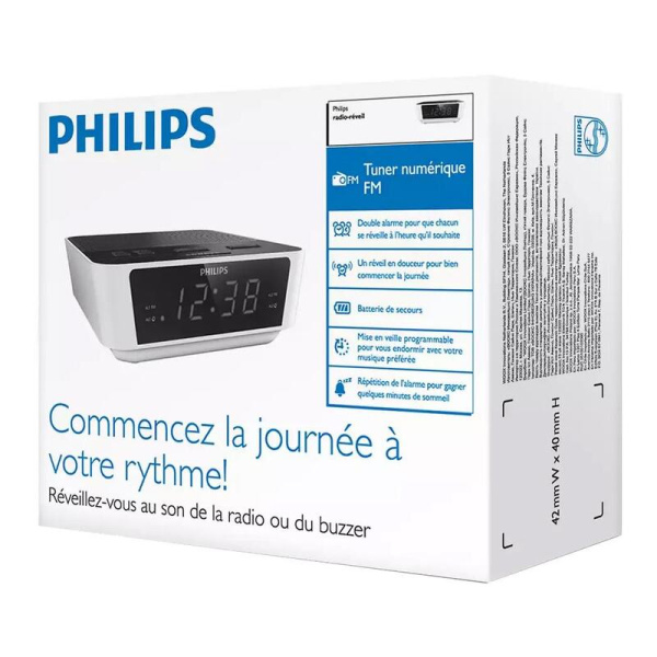 Радиобудильник Philips AJ-3115/12 белый