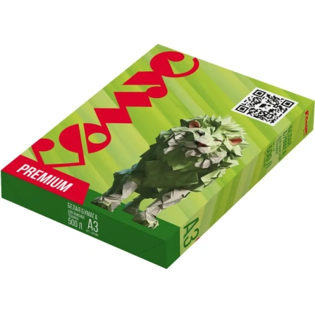 Бумага для офисной техники Комус Документ Premium (А3, марка A, 80 г/кв.м, 500 листов)