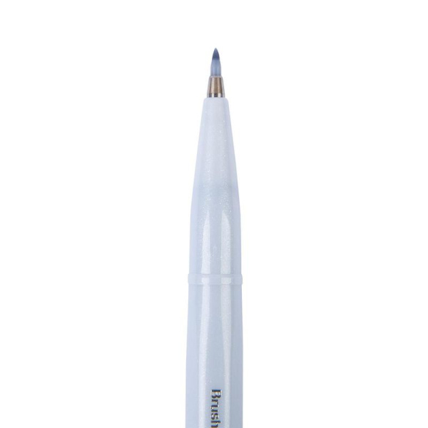 Фломастер-кисть Pentel Touch Brush Sign Pen 0.5 мм светло-серый