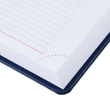 Ежедневник недатированный Attache Сиам искусственная кожа А6 176 листов синий (110x155 мм)