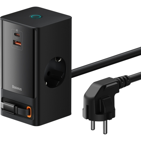 Сетевое зарядное устройство Baseus PowerCombo 65 Вт (BAS-PSLR000301)