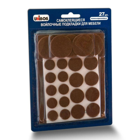 Клейкая лента самоклеящиеся подкладки для мебели 27шт./уп.49308 Клейкая лента самоклеящиеся подкладки для мебели 27шт./уп.49308