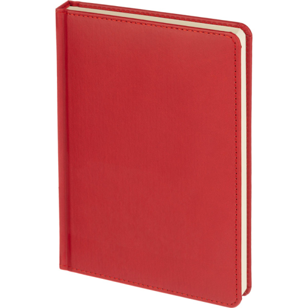 Ежедневник недатированный Attache Classic искусственная кожа тиснение А5  136 листов красный