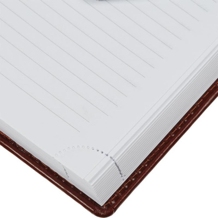 Ежедневник недатированный Attache Agenda искусственная кожа A5 176 листов коричневый (148x218 мм)