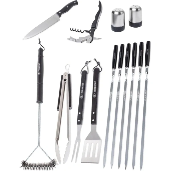 Набор для барбекю и гриля Forester 14 предметов в кейсе (BBQ-14)