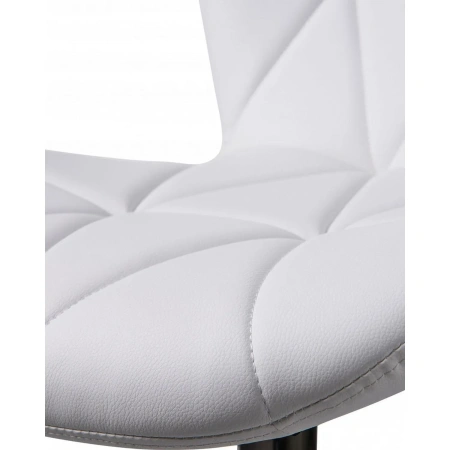 Стул барный Dobrin Barny белый/хромированный (искусственная кожа/металл)