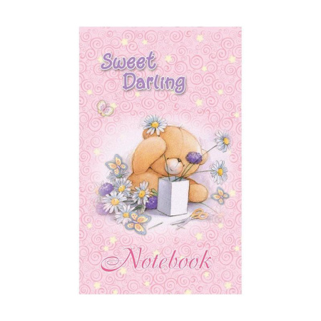 Блокнот Sweet Darling А7 40 листов в клетку на скобе в ассортименте