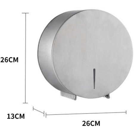 Диспенсер для туалетной бумаги Topfort металл серебристый