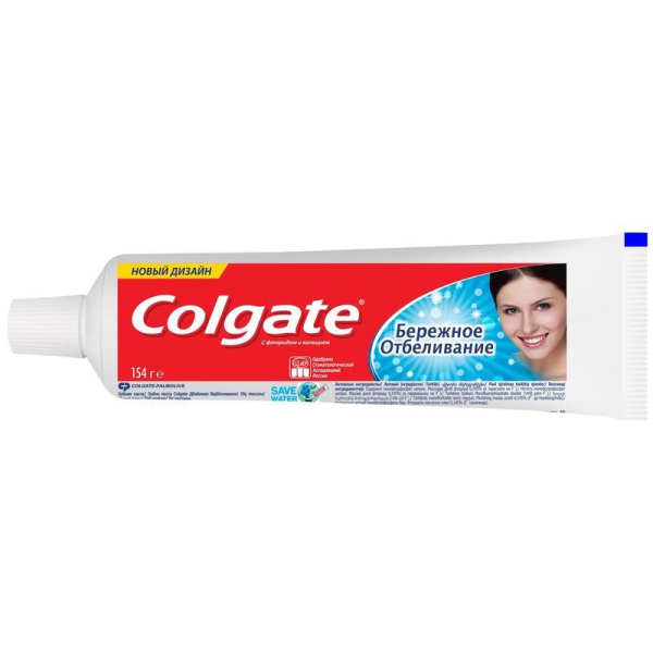 Зубная паста Colgate Бережное отбеливание 100 мл