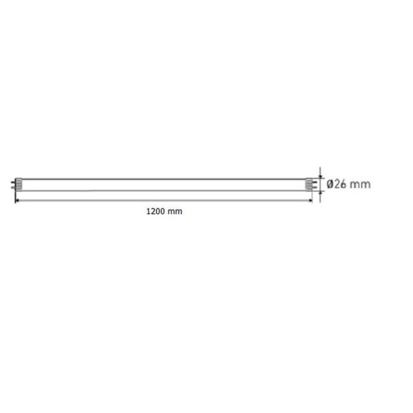 Лампа светодиодная Эра LED T8 18Вт G13 6500К 1638Лм 260В (Б0049638)