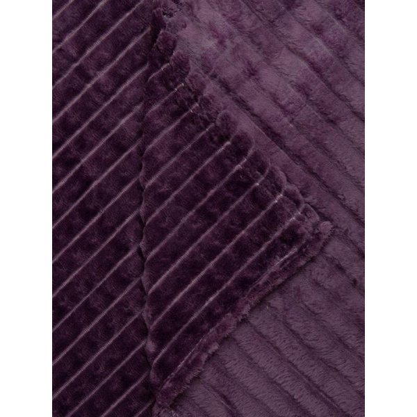Плед Texrepublic Deco фланель 200х220 см фиолетовый