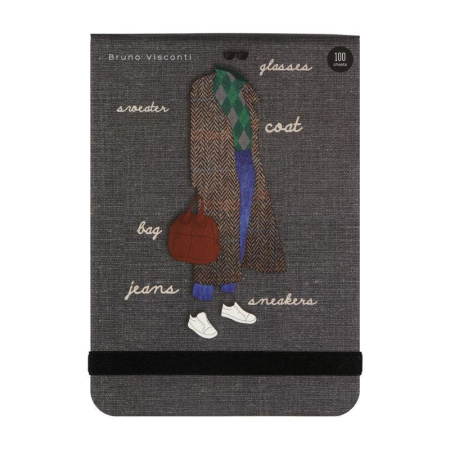 Блокнот Bruno Visconti Megapolis Journal Fashion А6 100 листов в ассортименте в точку на сшивке (90x130 мм) (артикул производителя 3-476/03) Блокнот Bruno Visconti Megapolis Journal Fashion А6 100 листов в ассортименте в точку на сшивке (90x130 мм) (артикул производителя 3-476/03)