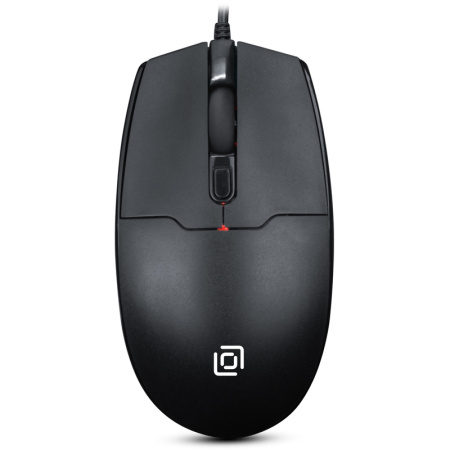 Мышь проводная Oklick 147M V2 черная (1580834)