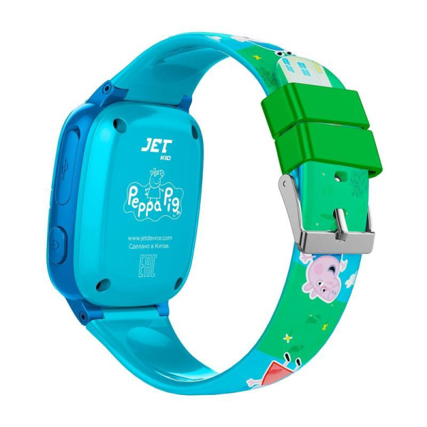 Фитнес-браслет Jet Kid Peppa Pig голубой
