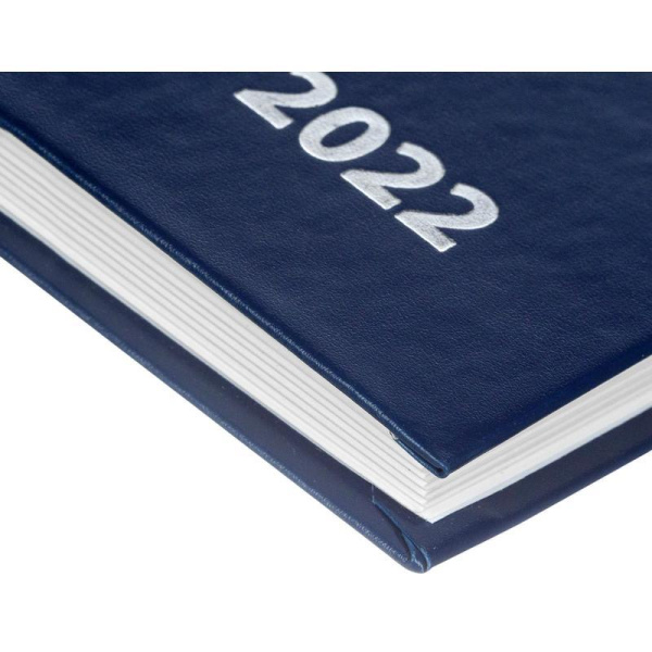 Ежедневник датированный 2022 год Attache Economy бумвинил A5 160 листов  синий (147x206 мм)